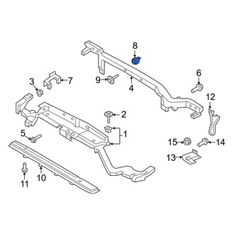 Lincoln OE - Upper Radiator Support Tie Bar Bracket