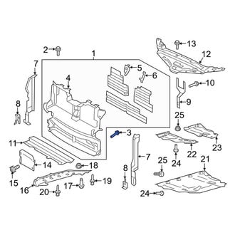 Lincoln OE - Headlight Mounting Bolt