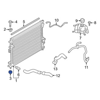 Lincoln OE - Lower Radiator Insulator