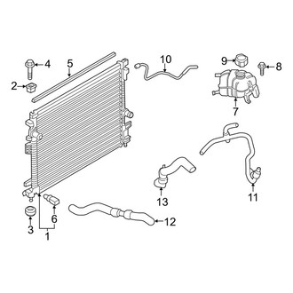 Lincoln OE - Cooling - Radiator & Components (Base / Reserve 2.0L)