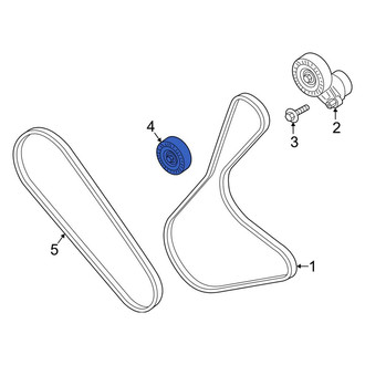 Lincoln OE - Accessory Drive Belt Idler Pulley