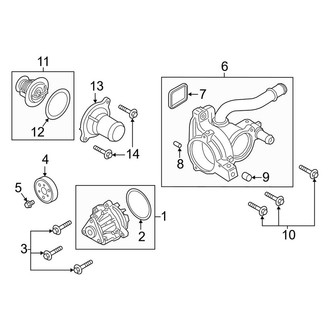 Lincoln OE - Cooling - Water Pump (Base / Reserve 2.0L)