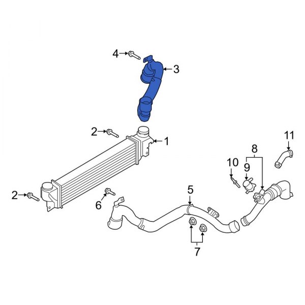 Turbocharger Outlet Tube