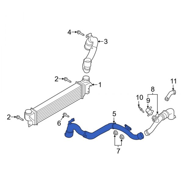 Turbocharger Inlet Hose