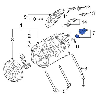 Lincoln OE - A/C Line O-Ring