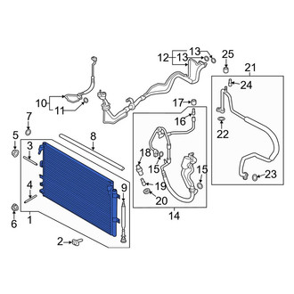Lincoln OE - A/C Condenser