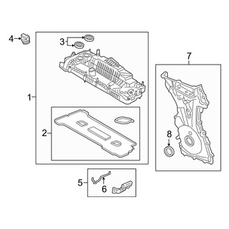 Lincoln OE - Engine / Transaxle - Valve & Timing Covers (Base / Reserve 2.0L)