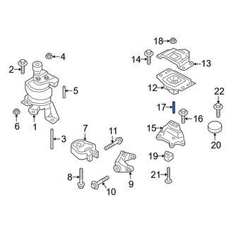 Lincoln OE - Manual Transmission Mount Stud