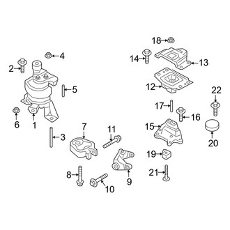 Lincoln OE - Engine / Transaxle - Engine & Transmission Mounting (Base / Reserve 2.0L)
