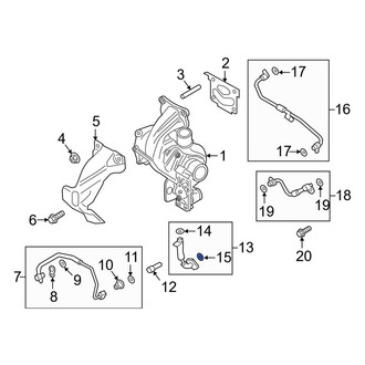 Lincoln OE - Turbocharger Oil Line Gasket