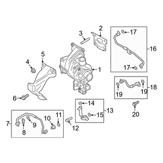 Lincoln OE - Engine / Transaxle - Turbocharger & Components (2.0L)