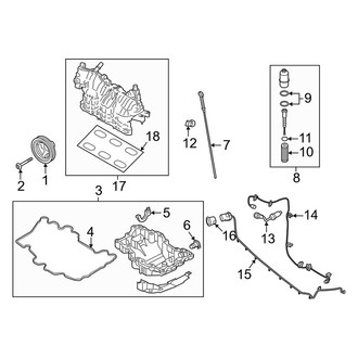Lincoln OE - Engine / Transaxle - Engine Parts (2.7L)