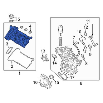 Lincoln OE - Right Engine Valve Cover