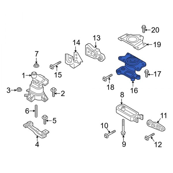 Automatic Transmission Mount Bracket