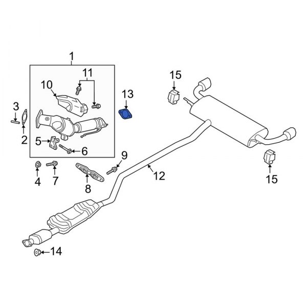 Exhaust Muffler Gasket