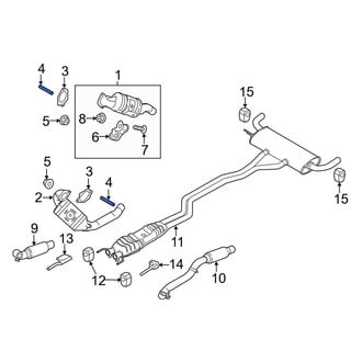 Lincoln OE - Catalytic Converter Stud