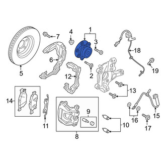 Lincoln OE - Rear Wheel Bearing and Hub Assembly