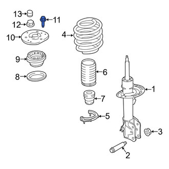 Lincoln OE - Suspension Strut Mount Bolt