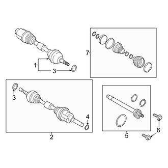 Lincoln OE - Front Suspension - Drive Axles (Reserve AWD 2.0L)