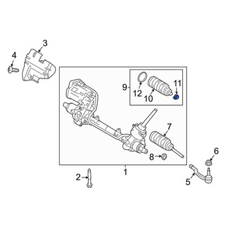 Lincoln OE - Outer Rack and Pinion Bellows Clamp