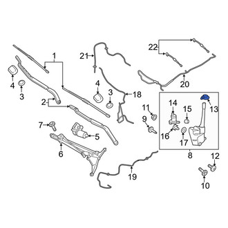 Lincoln OE - Front Washer Fluid Reservoir Cap