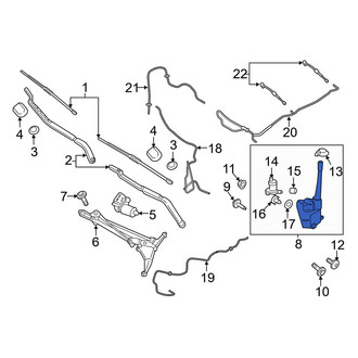 Lincoln OE - Washer Fluid Reservoir