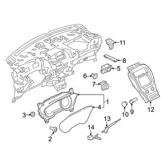 Lincoln OE - Instrument Panel - Cluster & Switches