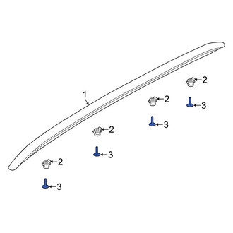 Lincoln OE - Roof Luggage Carrier Side Rail Bolt