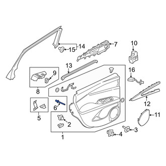 Lincoln OE - Door Interior Trim Panel Rivet