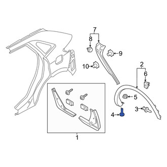 Lincoln OE - Fender Liner Screw