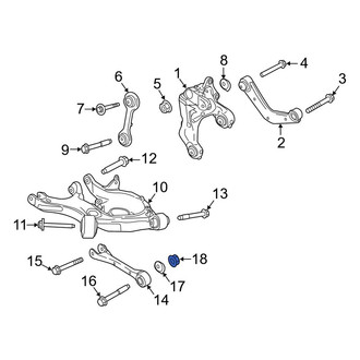 Lincoln OE - Suspension Trailing Arm Nut