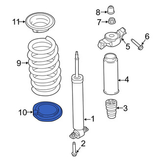 Lincoln OE - Rear Lower Coil Spring Insulator