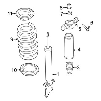 Lincoln OE - Rear Suspension - Shocks & Components (AWD)