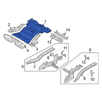 Lincoln OE - Rear Floor Pan