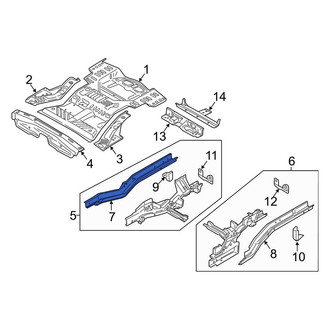 Lincoln OE - Front Right Outer Frame Side Member