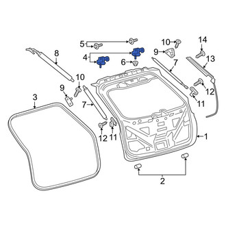 Lincoln OE - Rear Liftgate Hinge