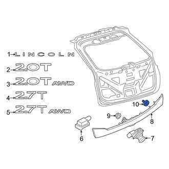 Lincoln OE - Reflector Panel Clip