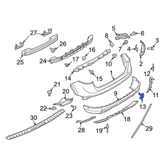 Lincoln OE - Rear Tow Hook Cover