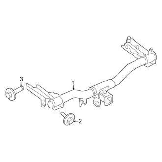 Lincoln OE - Rear Bumper - Trailer Hitch Components