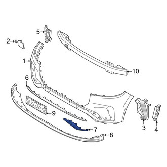 Lincoln OE - Front Left Lower Brake Air Duct