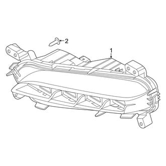 Lincoln OE - Front Lamps - Fog Lamps (Black Label / Black Label Grand Touring / Grand Touring / Reserve)