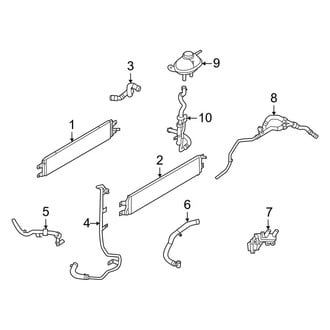 Lincoln OE - Cooling - Radiator & Components (Electric, Cooling), (Black Label Grand Touring / Grand Touring)