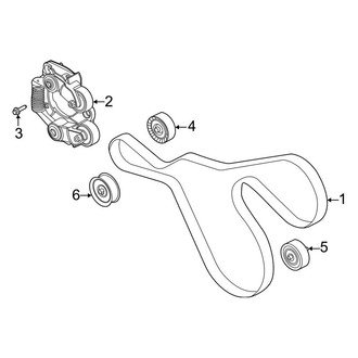 Lincoln OE - Cooling - Belts & Pulleys (Black Label Grand Touring / Grand Touring)