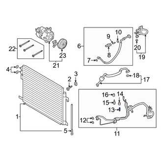 Lincoln OE - A/C Service Valve Core