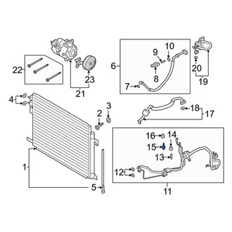 Lincoln OE - A/C Service Valve Core
