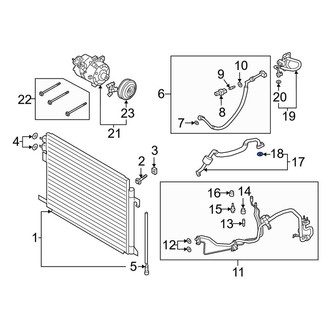 Lincoln OE - A/C Expansion Valve Seal Kit