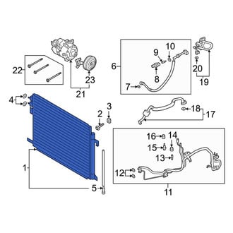 Lincoln OE - A/C Condenser