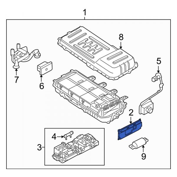 Drive Motor Battery Pack Control Module