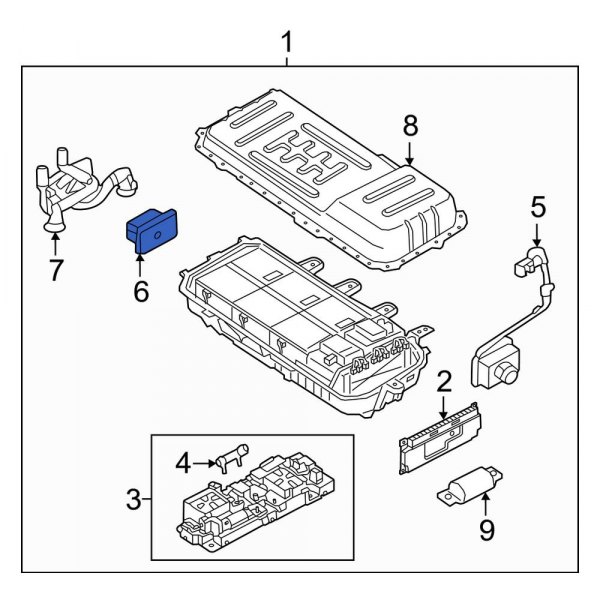 Drive Motor Battery Pack Connector