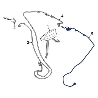 Lincoln OE - Rear Antenna Cable